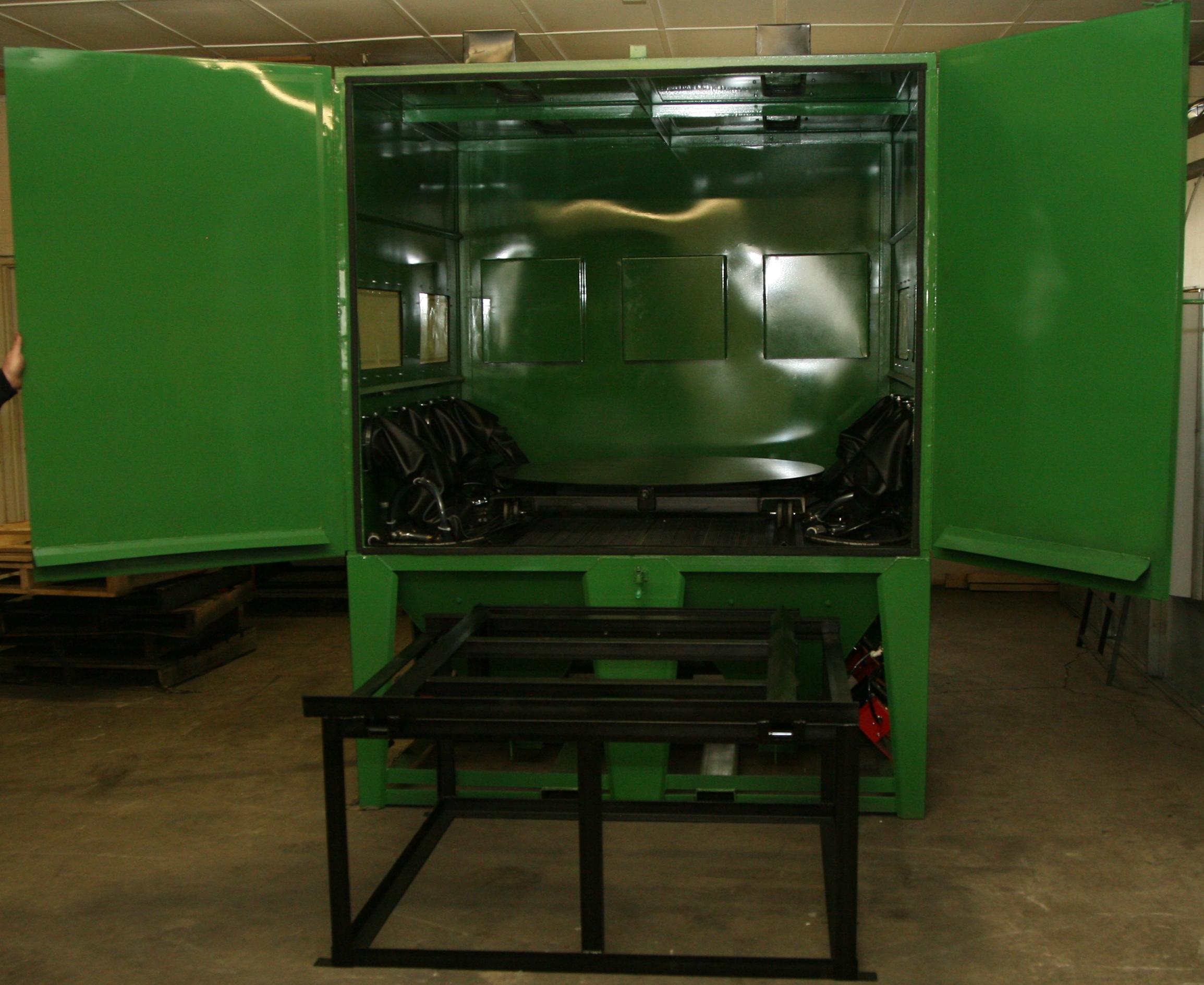 ABRASIVE BLASTING CABINET BB-9700XLD-BVT-PR-TT