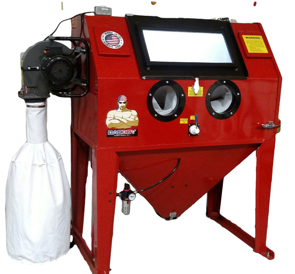 SANDBLASTING CABINET BB1050LED-BVR-HV-FL | BADBOY Blasters