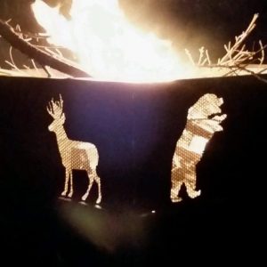 CUSTOM CRAFTED FIREPIT - BAD BOY BLASTERS