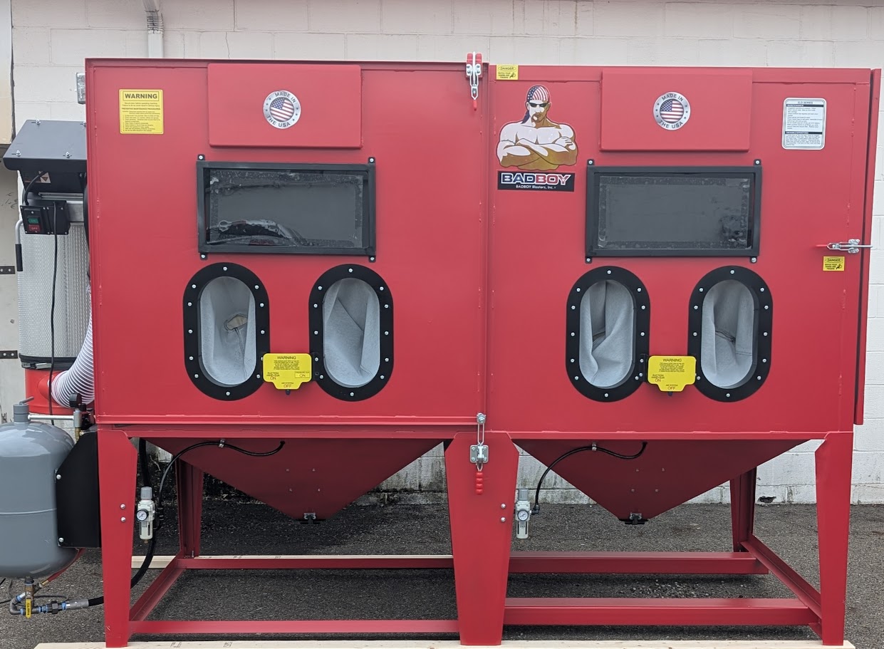 SANDBLASTING CABINET BB-9050LED-BVT-PR-SL