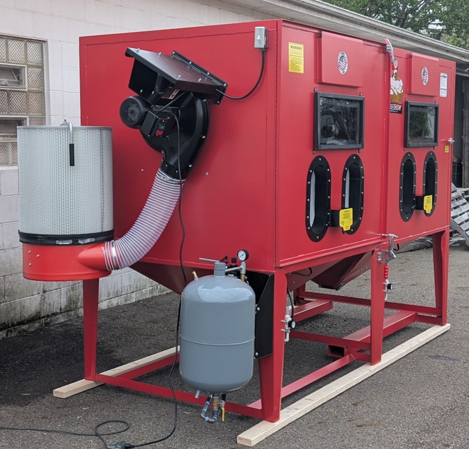 SANDBLASTING CABINET BB-9050LED-BVT-PR-SL - Image 2