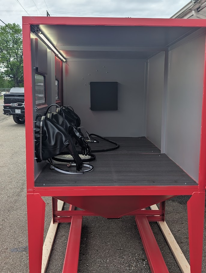 SANDBLASTING CABINET BB-9050LED-BVT-PR-SL - Image 4